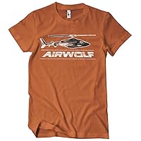Airwolf Officially Licensed Distressed Mens T-Shirt