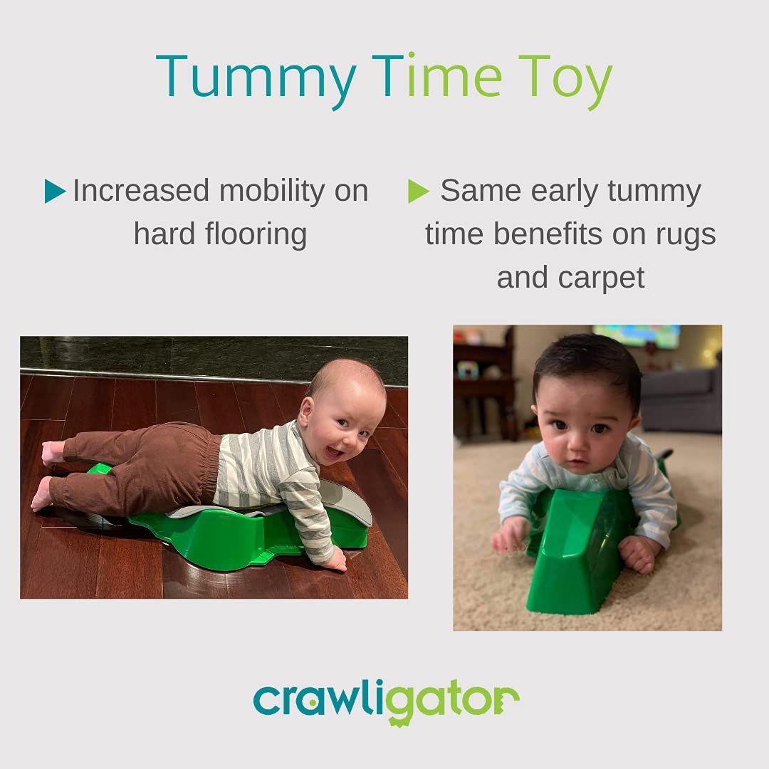 Crawligator Tummy Time Toy I Provides Mobility for Infants 4-12 Months I Early Childhood Educational I HSA/FSA Eligible