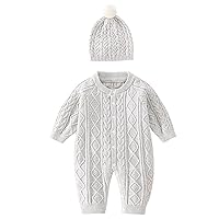 Boys Christmas Outfits Newborn Infant Baby Knitted Romper Cotton Long Sleeve Boy Girl Sweater Pullover Sweater