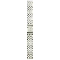 Timex 20mm Stainless Steel Quick-Release Bracelet – Silver-Tone with Deployment Clasp