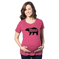 Maternity Mama Bear Funny Pregnancy T Shirt Novelty Gift for Mom Mothers Day