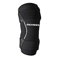 Rehband X-RX Elbow Support, 1 piece, elbow compression 7mm neoprene, weighltifting workout, Colour:Black, Size:X-Large, Side:Left