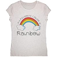 Rainbow is My Favorite Color Youth Girls T Shirt
