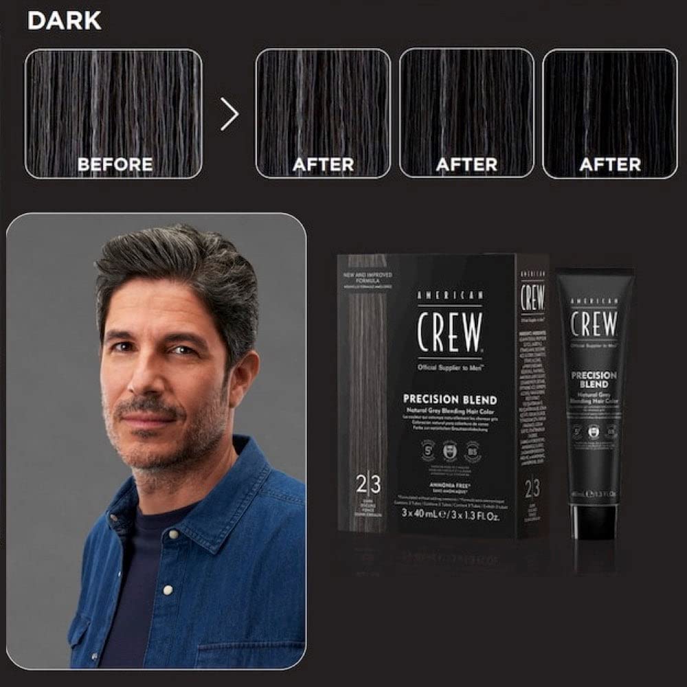 Men's Temporary Hair Color by American Crew, Temporary Hair Dye, Natural Gray Coverage
