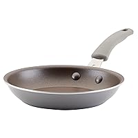 Rachael Ray Cook + Create Nonstick Frying Pan/Skillet, 8.5 Inch, Gray