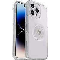 OtterBox + Pop Symmetry Clear Series Case for iPhone 14 Pro (Only) - Non-Retail Packaging - Clear OtterBox + Pop Symmetry Clear Series Case for iPhone 14 Pro (Only) - Non-Retail Packaging - Clear