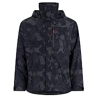 Simms Men's Challenger Waterproof Fishing Rain Coat, Angler's Essential for Wet Weather, Durable and Breathable Design