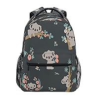 MNSRUU Backpack for 1th- 6th Grade Boy Girl,School Backpack Koala Toddler Bookbag