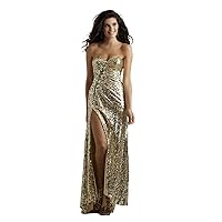 Clarisse Long Sequin Sweetheart Prom and Formal Dress 2396