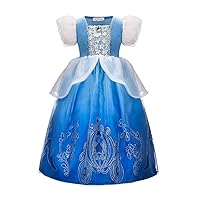 Halloween Cinderella dresses,new girls' print gradient Cinderella princess dresses.