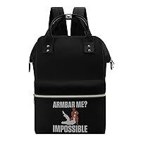 Wrestling Armbar Me Impossible Waterproof Mommy Bag Diaper Bag Backpack Multifunction Large Capacity Travel Bag