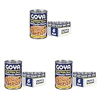 Goya Premium Small White Beans, 15.5 Ounce (Pack of 18)