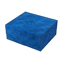 Game's Lair 600+ Convertible Deck Box | Double-Sleeved Card Storage | Premium Card Game Protector | Nexofyber Surface | Holds up to 600 Cards | Blue Color | Made by Gamegenic,Various,GGS20087ML