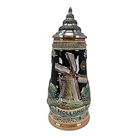 Pinnacle Peak Trading Holland Dutch Windmill German Beer Stein .5L Made in Germany