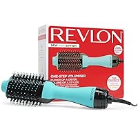 Revlon One-Step Hair Dryer and Volumiser - New Mint Edition (One-Step, 2-in-1 Styling Tool, Ionic and Ceramic Technology, Unique Oval Design, for Mid to Long Hair) RVDR5222MUKE