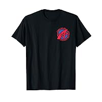 Marvel Avengers A-Logo Icon and Super Hero Names T-Shirt