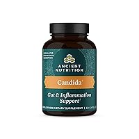 Gut Health Supplement, Candida Capsules, Provides Occasional Diarrhea, Constipation, Gas and Bloating Relief, Supports Immune Function, Gluten Free and Keto Friendly, 60 Capsules