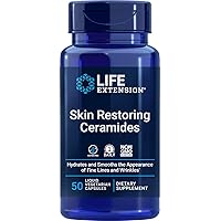 Skin Restoring Ceramides, 50 Veg Capsules - Vegan Phytoceramide Supplement
