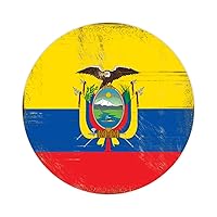 Ecuador Flag Sticker Graphic 10 Pieces Patriotic Decorations Vinyl Stickers National Day Water Bottle Stickers Vivid Stickers for Water Bottles Laptop Cup Skateboard Scrapbooks 3inch