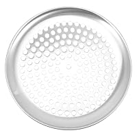 BESTOYARD Perforated Pizza Pan Pizza Screen Round Griddle Pizza Pan for Home Wear-resistant Baking Pan Round Tray Round Pizza Pan Pie Pan Tins Stainless Steel Aluminum Alloy Oven
