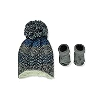 Baby Boys' 2-Piece Hat & Booties Set