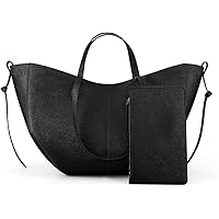 Faux Leather Tote Bag for Women Handbags for Women Work Bag Trendy Handbag Purse Shoulder Bag with Magnetic Closure