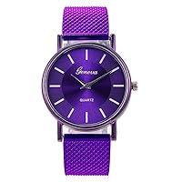 Women's Watches Jewellery Quartz Watch Analogue Stainless Steel Strap Mother's Day Gift Birthday Gift Fashion Women Girls Quartz Watch Woman High End Blue Glass Life Waterproof Distinguished