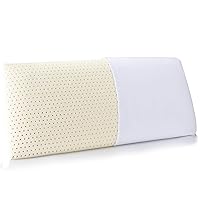 100% Natural Talalay Latex Latex Sleeping Bed Pillow – Luxury Extra Soft King Pillow for Side, Back, and Stomach Sleepers - Removable Breathable Cotton Cover - Extra Soft