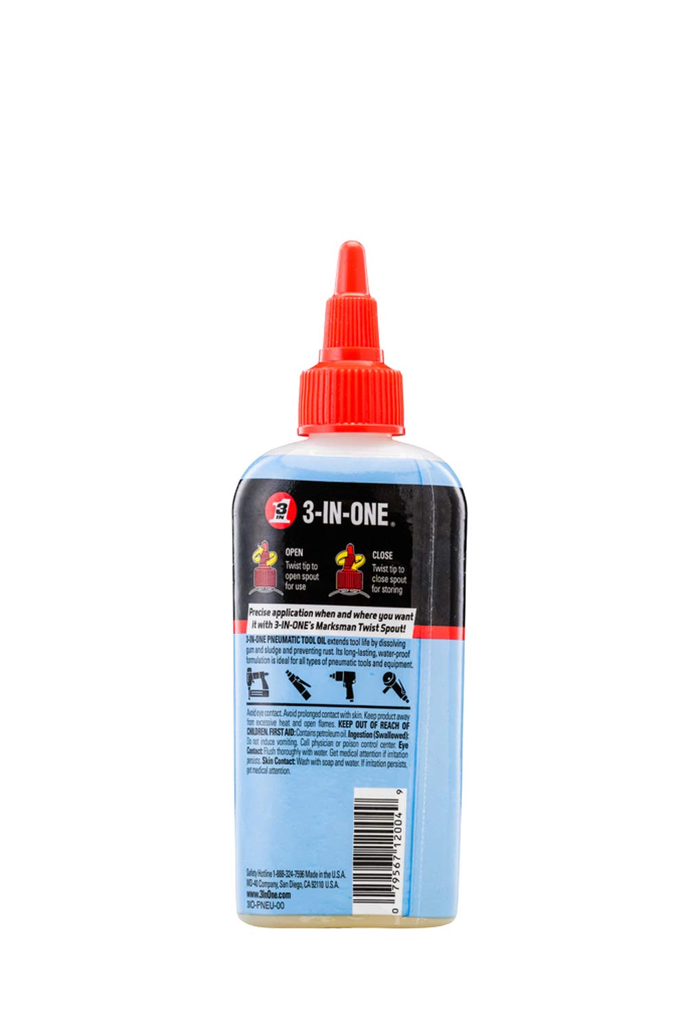 3-IN-ONE Professional Grade Pneumatic Tool Oil, 4 OZ