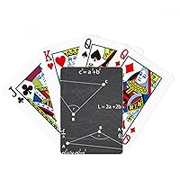 Grey Angle Mathematical Formula Calculus Poker Playing Magic Card Fun Board Game