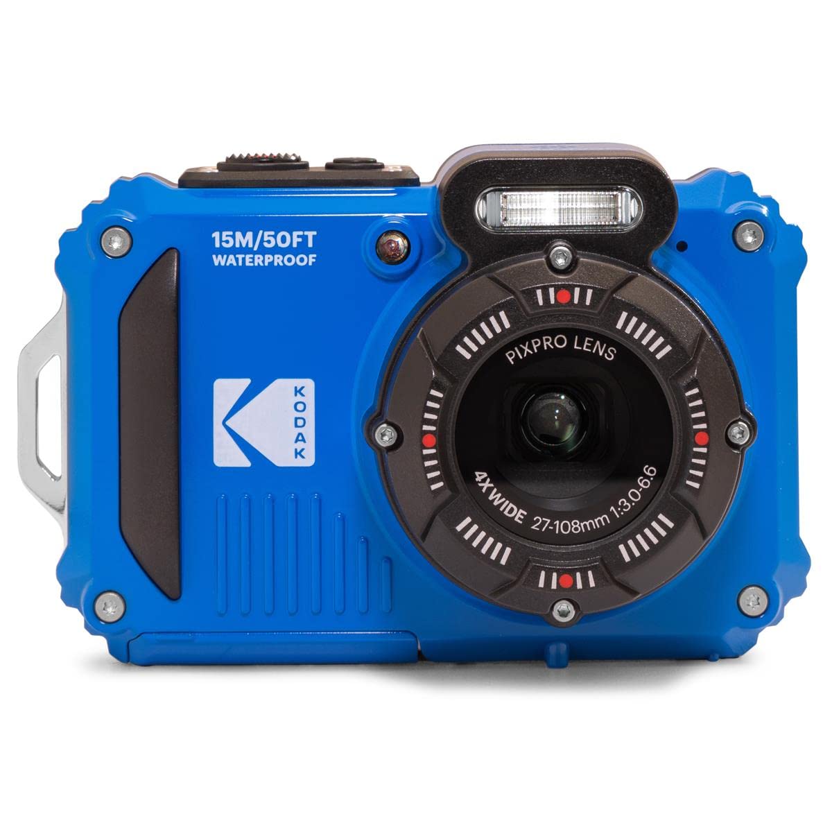 KODAK PIXPRO WPZ2 Rugged Waterproof Shockproof Dustproof WiFi Digital Camera 16MP 4X Optical Zoom 1080P Full HD Video Vlogging Camera 2.7