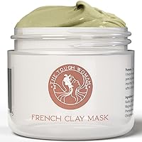 Detox Green Clay Mask for Face - 3-Clay Blend with Kaolin Volcanic Clay - Deep Pore Cleansing, Removes Excess Oil, Tightens Pores - Oil-Free, Paraben-Free