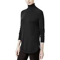 Kensie Women's Soft Viscose Blend Sweater with Turtle Neck