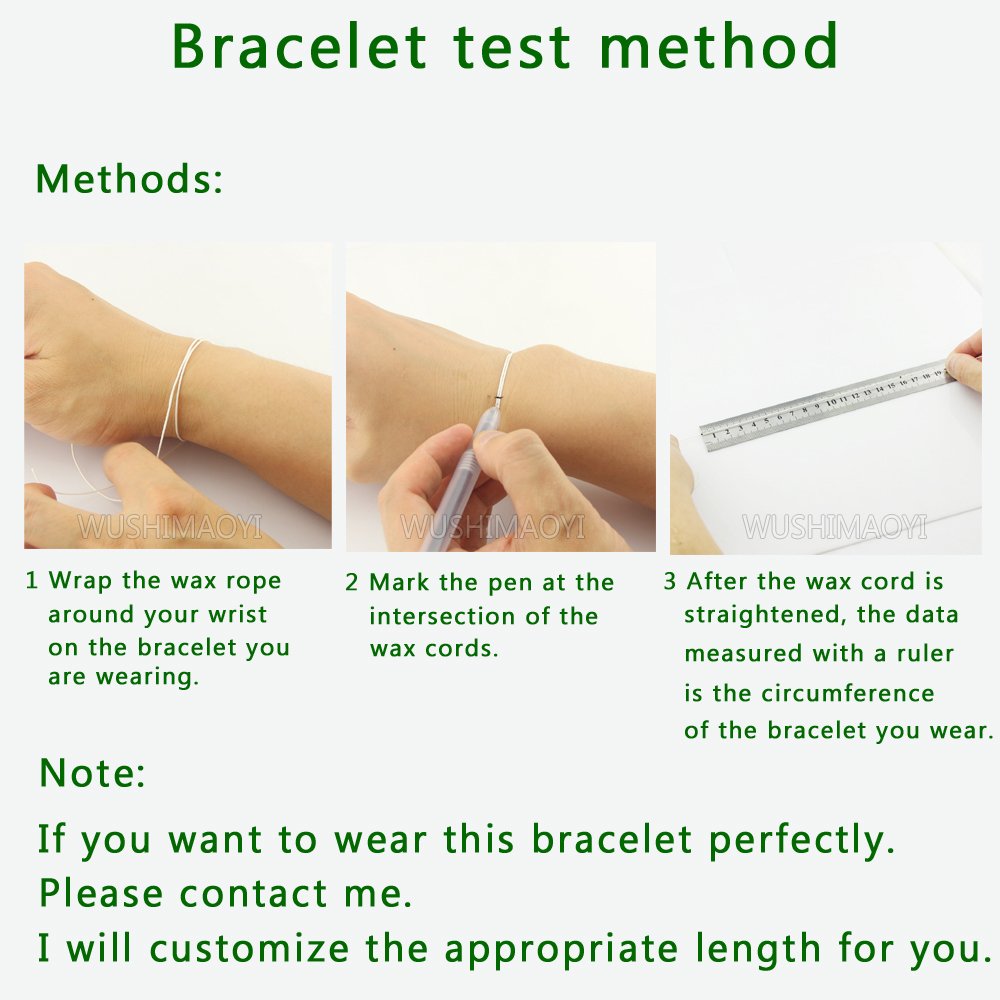 WUSHIMAOYI Om Bracelet Yoga Jewelry Lotus Flower Bracelet Om Symbol bracelet Customize Your Own Style