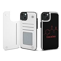 Cocaine Formula Phone Case Flip Wallet with Card Holder Protective Phone Cover Compatible with iPhone 15 Plus