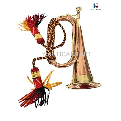  Nautical-Mart Brass And Copper Blowing Bugle Horn 10.6
