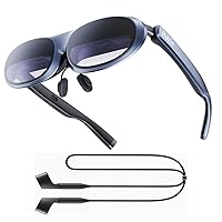 Rokid Max AR Glasses+Anti-Slip Strap, Smart Glasses with 360