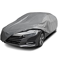 XCAR Ultra Light Waterproof Car Cover for Automobiles All Weather Protection, Windproof & Breathable, Fits Sedan Up to 200