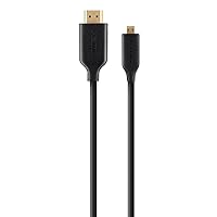 Belkin High Speed Ultra-Thin HDMI to Micro HDMI Cable (Supports Amazon Fire TV and other HDMI-Enabled Devices), HDMI 2.0 / 4k Compatible, 6 Feet