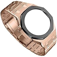 All Stainless Steel Watch Bezel Strap Replacement Accessories，For GA2100/GA2110 Men's Women Watches DIY