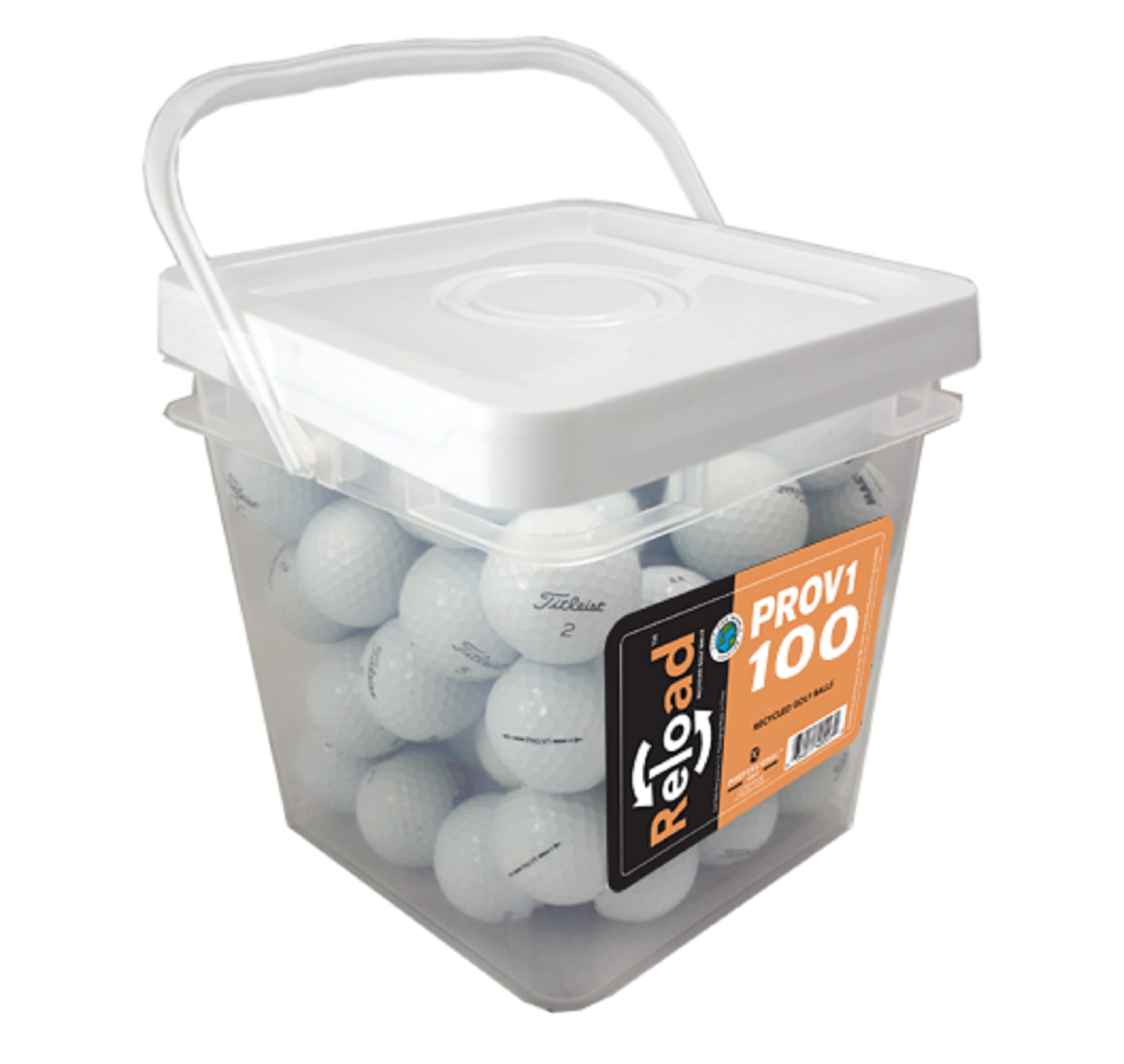 Titleist Pro V1 Golf Balls - 50 Mint Quality Used Pro V1 Golf Balls (AAAAA No Logos or Player Markings ProV1 Golfballs)