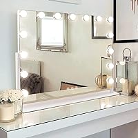 MISAVANITY Large Vanity Makeup Mirror with Lights 23