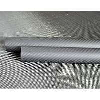U.S. Carbon Fiber Tube 3K OD 12mm - ID 8mm 10mm 11mm X 1000mm Length 100% Full Carbon Composite Material/Pipes. Quadcopter Hexacopter. RC Plane/RC DIY Matte/Glossy (2pcs 12x10x1000mm Matte)