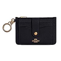 Coach Crossgrain Leather Attachment Card Case