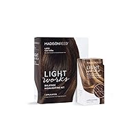 Madison Reed Highlight Kit + Protecting Treatment, Lazio Cool Toffee (Brown), Light Works® Balayage Highlight Kit (Single Use) & Bond Building Cleansing Treatment (6 Uses), Keratin & Argan Oil