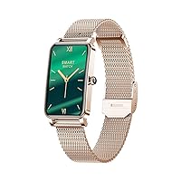 Women's Smart Watch Heart Rate Blood Pressure Blood Oxygen Physiological Period Reminder Multi-Sport Mode (Color : 1)