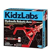 4M 403414 KidzLabs-Hydraulic Robotic Arm, Multicoloured