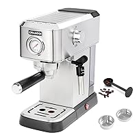 CRANDDI OUTLET 20 Bar Espresso Machines for Home and Café, 1350w Professional Coffee Maker with Steam Wand for Making Caappuccino, Latte, 40oz Tank and, Gifts for Coffee Lovers
