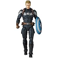 MEDICOM TOY TOY_FIGURE Captain America, Stealth Suit, 6.3 inches, Action Figure