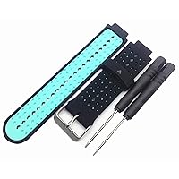 Soft Silicone Watch Strap Replacement Wrist Watch Band For Garmin Forerunner 220/230/235/620/630 Watchband With Tools